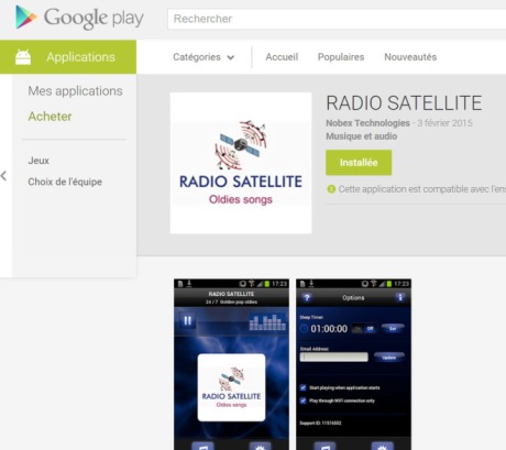 Radio Satellite Android GOOGLE STORE